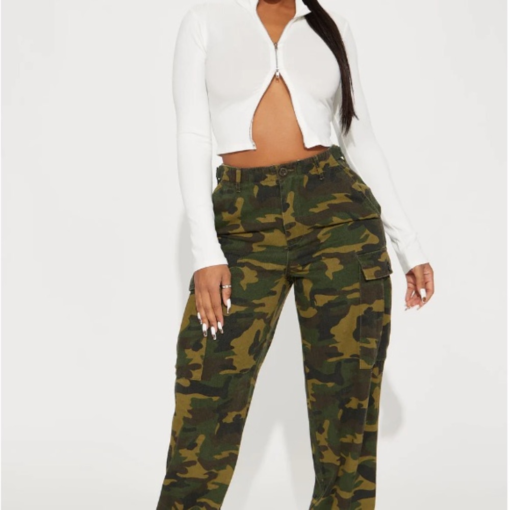 Cadet Kim Oversized Camo Pants